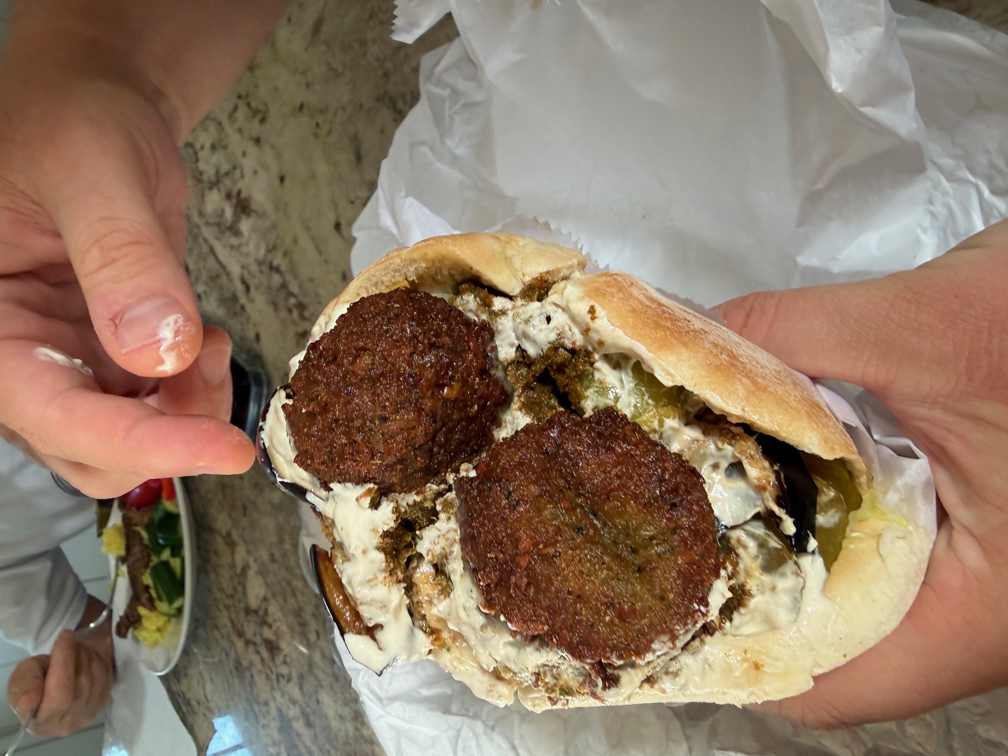Hummus Village kitchen