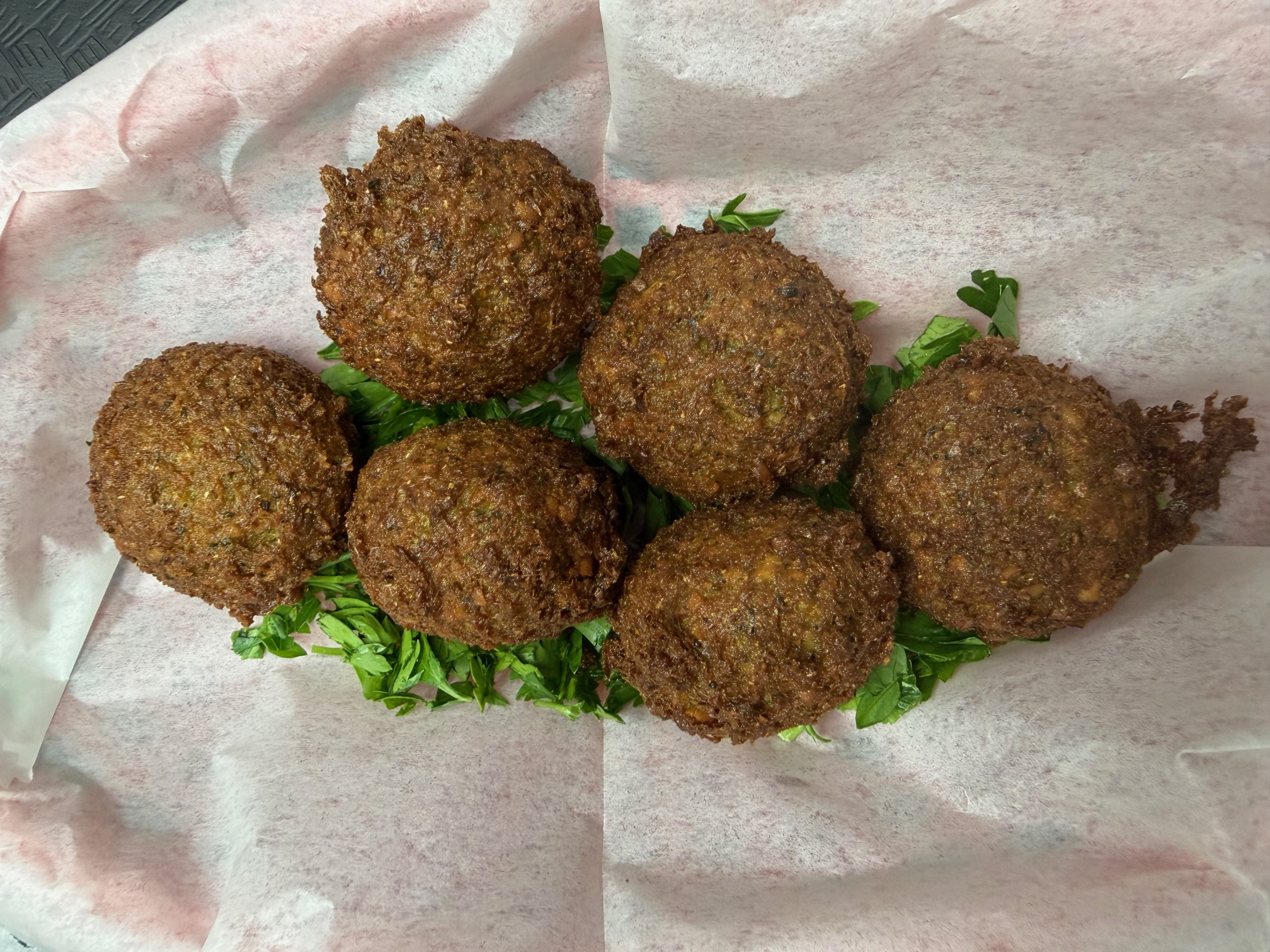 Fresh falafel